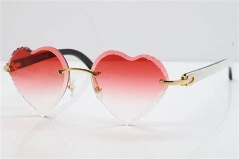 cartier heart glasses price|cartier rimless glasses for sale.